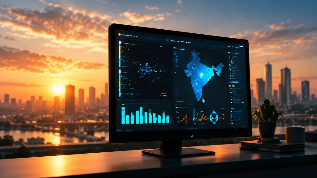 Operations dashboard with India network analytics